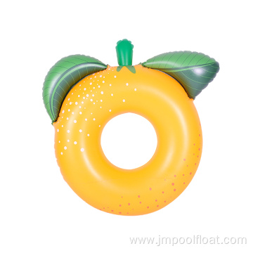 Summer PVC Beach Party orange fruit Swimming Rings